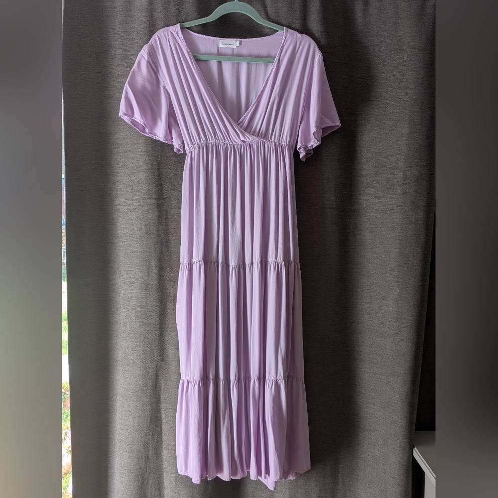 Lavender Maternity Dress